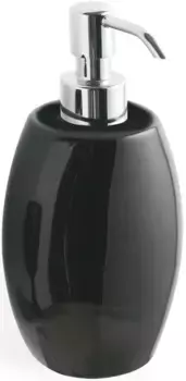 Дозатор для жидкого мыла Stil Haus Zefiro 654(08-NE) настольный, хром/черный
