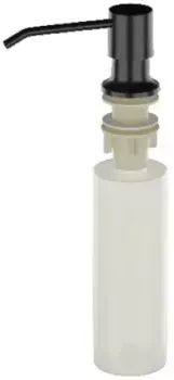 Дозатор для жидкого мыла Ulgran U-01-344 330 мл, встраиваемый, для кухни, ультра-черный