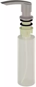 Дозатор для жидкого мыла Ulgran U-02-302 330 мл, встраиваемый, для кухни, песочный