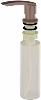 Дозатор для жидкого мыла Ulgran U-02-307 330 мл, встраиваемый, для кухни, терракот