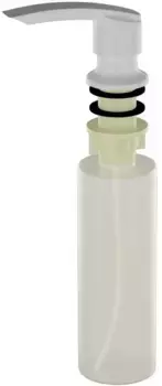 Дозатор для жидкого мыла Ulgran U-02-341 330 мл, встраиваемый, для кухни, ультра-белый