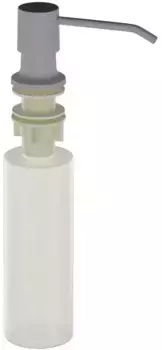 Дозатор для жидкого мыла Ulgran UQ-01-04 330 мл, встраиваемый, для кухни, платина