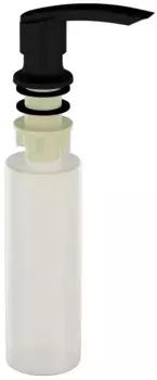 Дозатор для жидкого мыла Ulgran UQ-02-07 330 мл, встраиваемый, для кухни, уголь