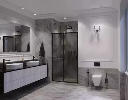 Душевая дверь 110 см Ambassador Forsa 17022217ABB тонированное