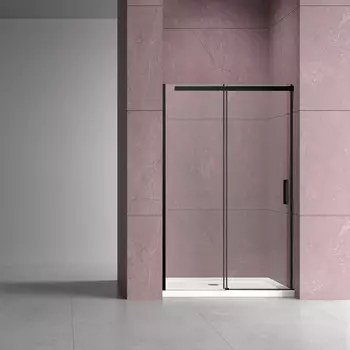 Душевая дверь 110 см Vincea Dice VDS-4D110CLB прозрачное