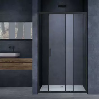 Душевая дверь 120 см Vincea Alpha VDS-3AL120CLB прозрачное