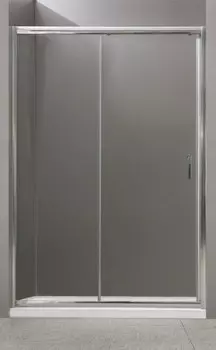 Душевая дверь 125 см BelBagno UNO-BF-1-125-P-Cr текстурное стекло