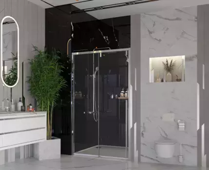 Душевая дверь 130 см Ambassador Intense 110021102IX прозрачное