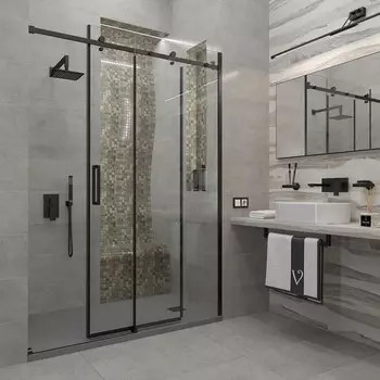 Душевая дверь 130 см Veconi Vianno VN74B-130-01-C4 прозрачное