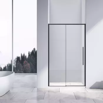 Душевая дверь 130 см Vincea Slim-N VDS-4SN130CLB прозрачное