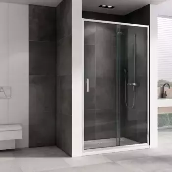 Душевая дверь 140 см Abber Schwarzer Diamant AG301405 прозрачное