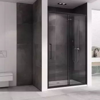 Душевая дверь 140 см Abber Schwarzer Diamant AG30140BH прозрачное