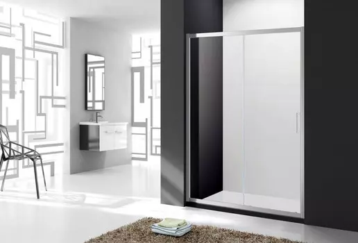 Душевая дверь 140 см Cezares MOLVENO-BF-1-140-C-Cr-IV прозрачное