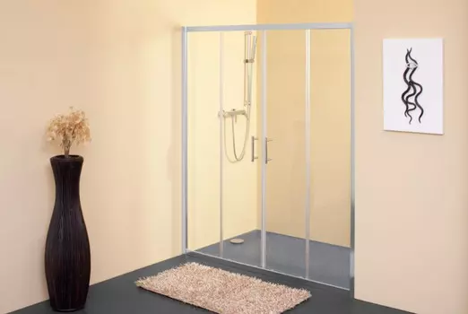 Душевая дверь 140 см Kolpa San Q line TV/4D прозрачное