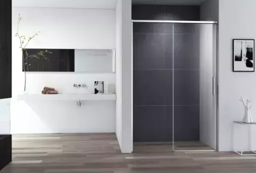 Душевая дверь 150 см Cezares DUET SOFT-M-BF-1-150-C-Cr прозрачное