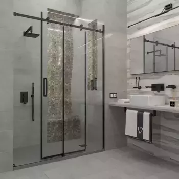 Душевая дверь 150 см Veconi Vianno VN74B-150-01-C4 прозрачное