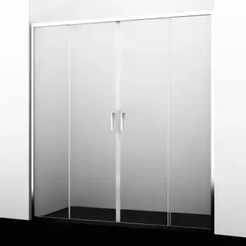 Душевая дверь 150 см WasserKRAFT Lippe 45S08 прозрачное