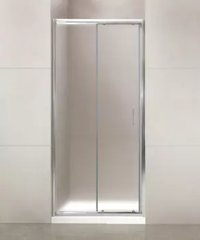 Душевая дверь 155 см BelBagno Uno UNO-195-BF-1-155-P-Cr текстурное стекло
