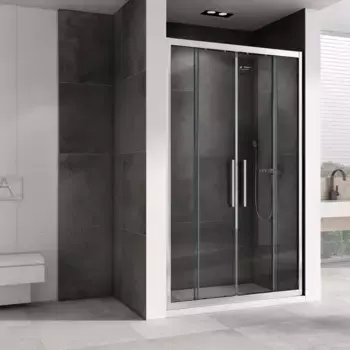 Душевая дверь 160 см Abber Schwarzer Diamant AG33160H прозрачное