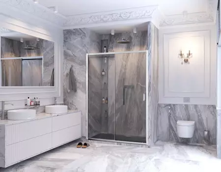 Душевая дверь 160 см Ambassador Forsa 17021122AX прозрачное