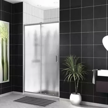 Душевая дверь BelBagno Uno UNO-195-BF-1-120-CH-CR 120 см, профиль хром, стекло шиншилла