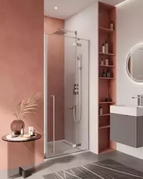 Душевая дверь Cezares Liner LINER-B-12-100-C-Cr-R 100 см R, профиль хром, стекло прозрачное