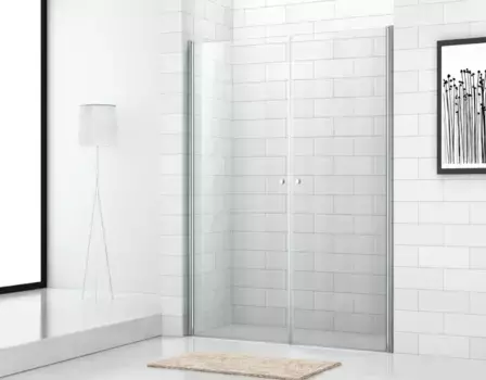 Душевая дверь распашная Cezares Eco 90 см прозрачное стекло ECO-O-B-2-90-C-Cr