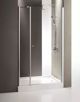 Душевая дверь распашная Cezares Triumph 150 см прозрачное стекло TRIUMPH-D-B-11-60+90-C-Cr-R
