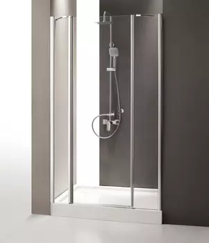Душевая дверь распашная Cezares Triumph 170 см прозрачное стекло TRIUMPH-D-B-13-60+60/50-C-Cr-L