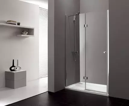 Душевая дверь распашная Cezares Verona 90 см прозрачное стекло VERONA-W-B-12-90-C-Cr