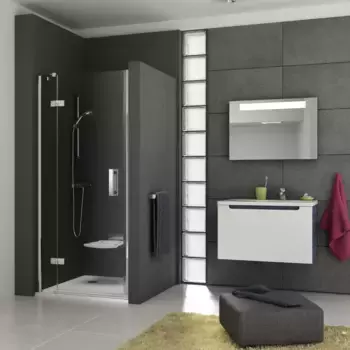 Душевая дверь Ravak SmartLine SMSD2-110(B) L хром Transparent 0SLDBA00Z1