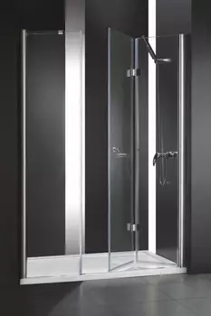 Душевая дверь складная Cezares Elena 140 см текстурное стекло ELENA-W-BS-13-40+50/50-P-Cr-R