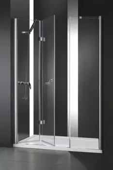 Душевая дверь складная Cezares Elena 183 см прозрачное стекло ELENA-W-BS-13-100+45/45-C-Cr