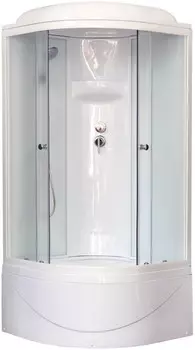 Душевая кабина 100х100х217 см Royal Bath RB100BK6-WC матовое