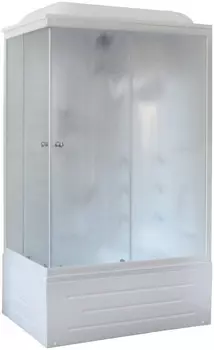 Душевая кабина 100x80x217 см Royal Bath RB8100BP2-M-R матовое