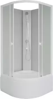 Душевая кабина 100x100x195 см Niagara P100/40/MT/BK матовое