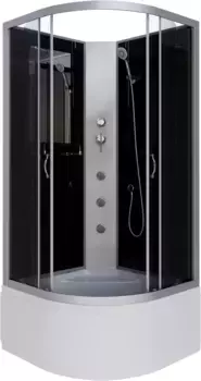 Душевая кабина 100x100x200 см Niagara NG-2509-14BKG тонированное