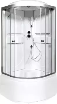 Душевая кабина 100x100x215 см Deto L610EL прозрачное