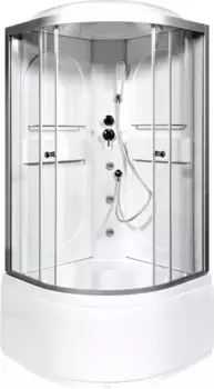 Душевая кабина 100x100x215 см Deto L610GM прозрачное