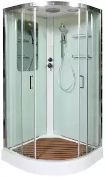 Душевая кабина 100x100x220 см Deto A01 прозрачное