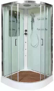 Душевая кабина 100x100x220 см Deto A01GM прозрачное