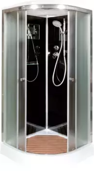 Душевая кабина 100x100x220 см Deto B01SBLACK матовое