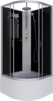 Душевая кабина 100x100x240 см Niagara NG-2509-14BKT тонированное