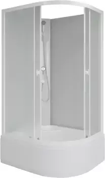 Душевая кабина 100x80x195 см Niagara P100/80/40L/MT/BK матовое