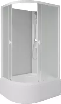 Душевая кабина 100x80x195 см Niagara P100/80/40R/MT/BK матовое