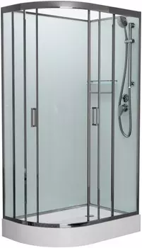 Душевая кабина 100x80x215 см Frank F418R М Brilliant 20089 текстурное стекло