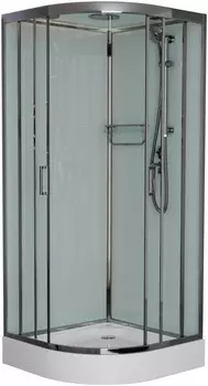 Душевая кабина 110x110x220 см Frank F410 М Brilliant 20082 текстурное стекло