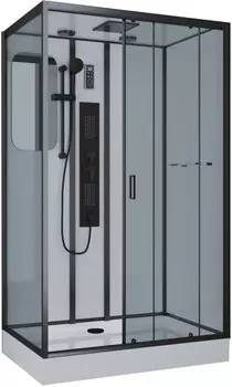 Душевая кабина 120х80х210 см Niagara NG-6912-01GQRBLACK тонированное