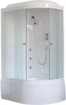 Душевая кабина 120x80x217 см Royal Bath RB8120BK2-M-L матовое