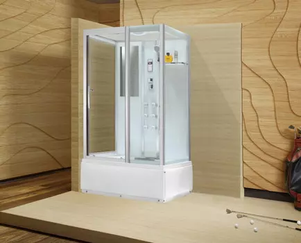 Душевая кабина 120х90х220 см Black &amp; White Galaxy 5508120 прозрачное